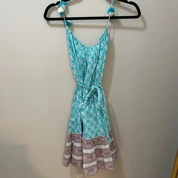 Celina Moon Dresses | Celina Moon Dress | Color: Blue/Pink | Size: M | Logzburnett's Closet